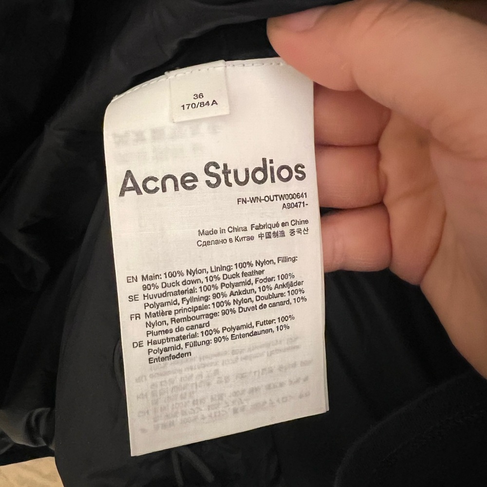 Acne Studios Down Puffer Jacket - Picture 10 of 14